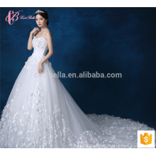 Elegante robe de mariage en marbre en oribaba